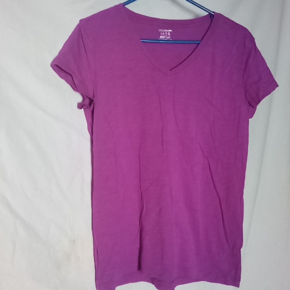 Lady Foot Locker Lg Purple V Neck